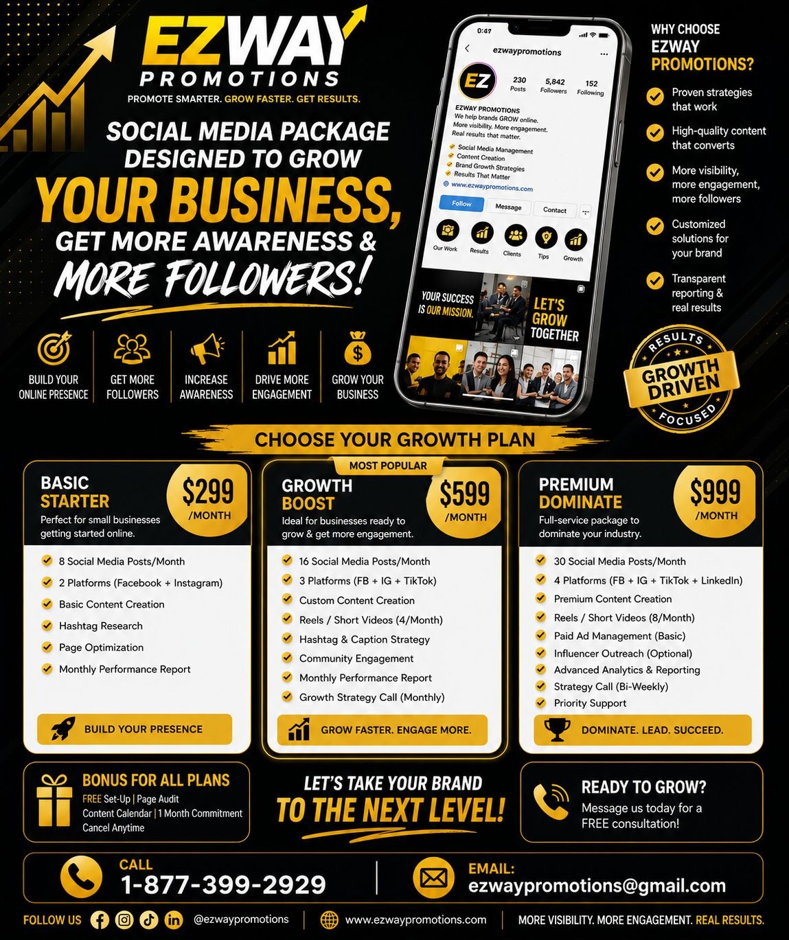Social Media Package- Basic Starter
