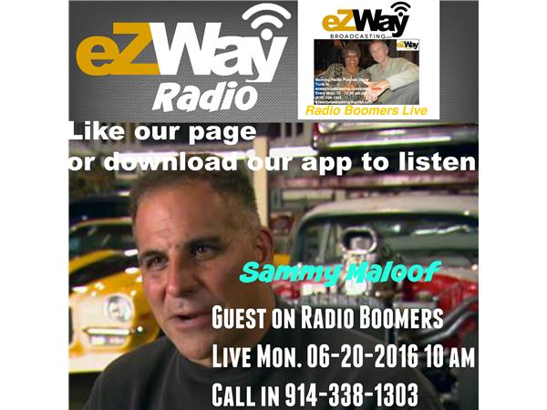 Radio boomers live 06-20-2016 Guest Sammy Maloof & Mother