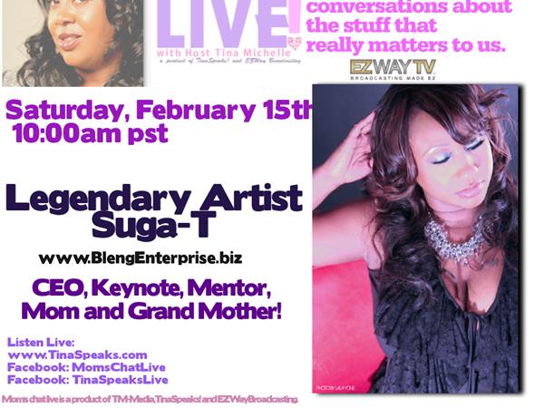 Mom’s Chat Live Episode #3 – Guest, Suga T on EZ WAY BROADCASTING