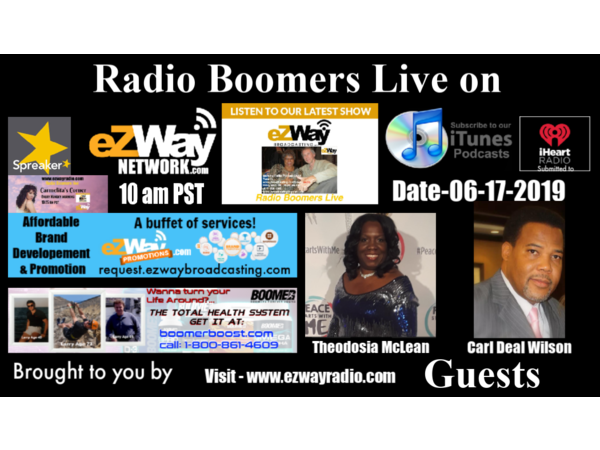 Radio boomers live S8 EP 40 with Theodosia & Carl Wilson CD Willson Events