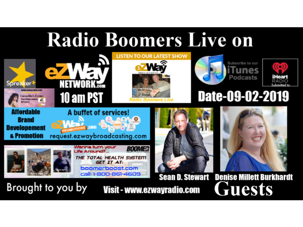 Radio Boomers live S8 EP 51 Feat. Sean D. Stewart RYG, Denise Burkhardt, Lori D