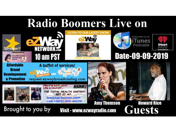 Radio Boomers Live S8 EP 52 Feat. Amy Thomson & Howard Rice