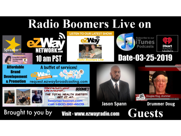 Radio Boomers Live S8 EP 23 Feat. Jason Spann & Drummer Doug