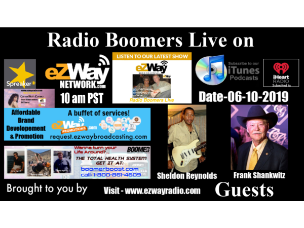 Radio Boomers Live S8 EP 39 Feat. Sheldon Reynolds and Frank Shankwitz WISH MAN