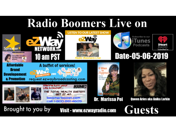 Radio Boomers Live S8 EP 32 Feat. The Asian Oprah, Queen Aries