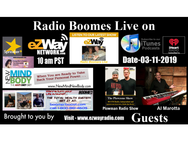 Radio Boomers Live S8 EP 19 Plowman Radio Show Al Marotta