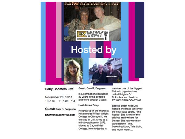 Baby Boomers Live on EZ WAY BROADCASTING Special Show Co-hosted by Dev Ross