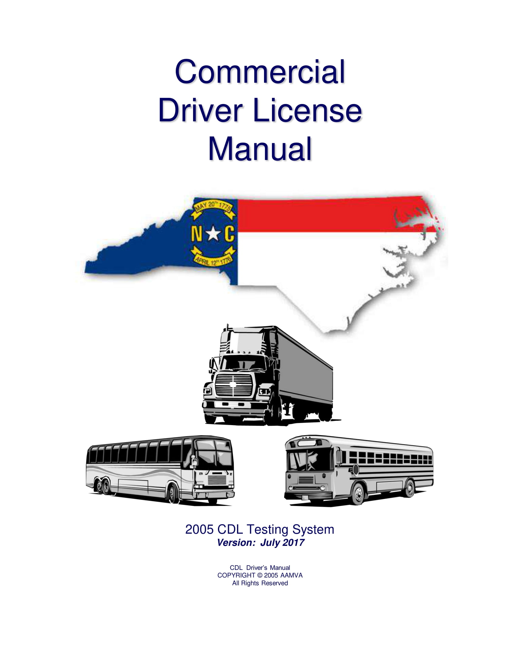 NC CDL Manual page 1
