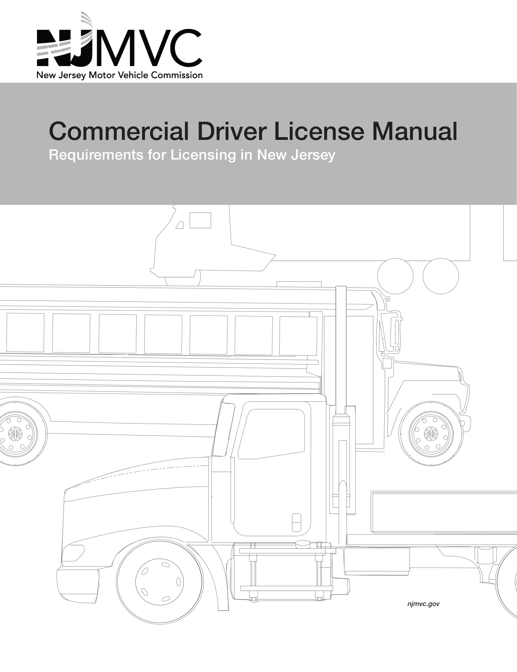 New Jersey CDL Handbook Online 2024 (Updated) NJ