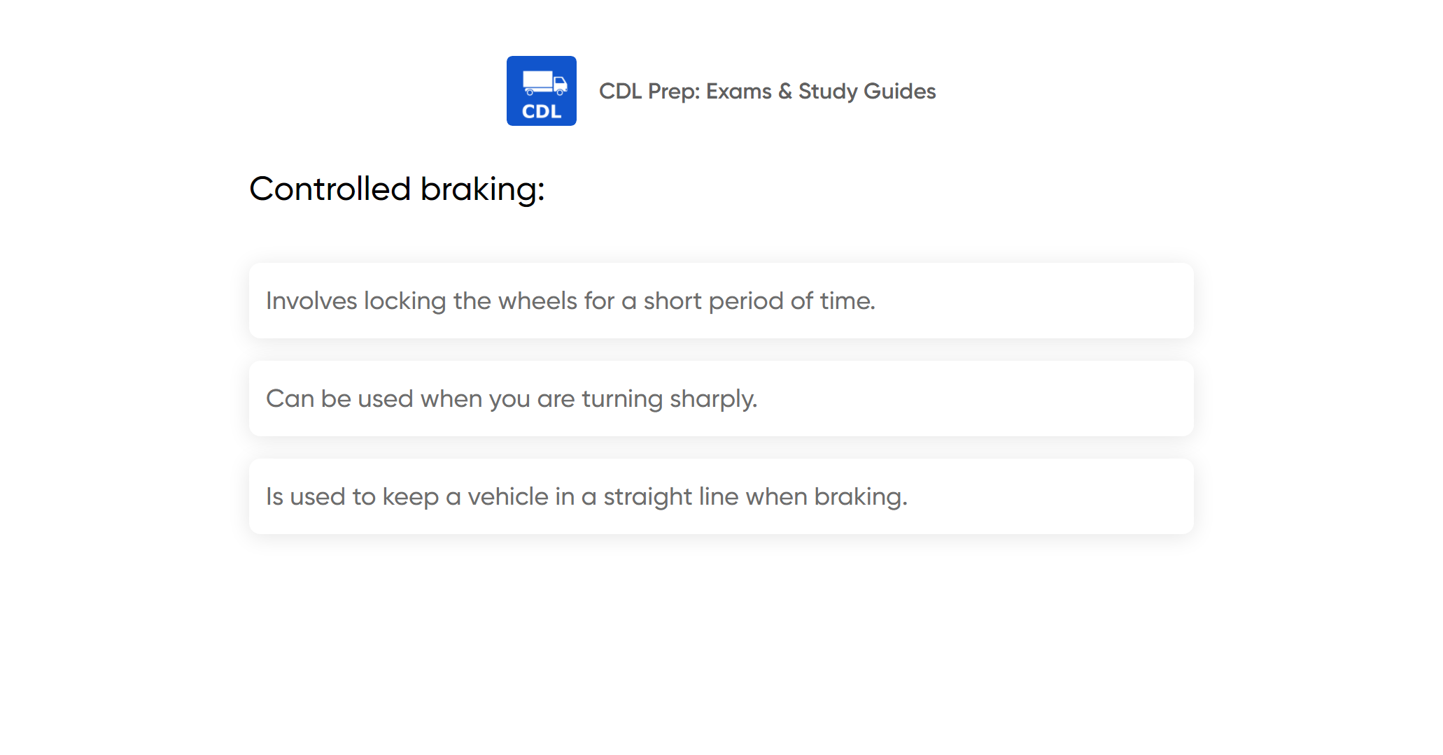 controlled-braking