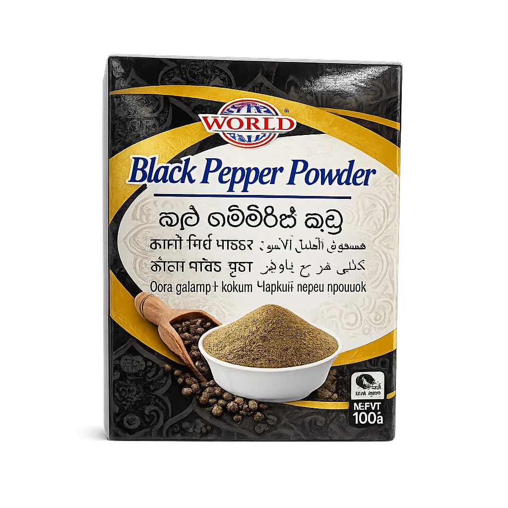 Black Pepper Powder 100g – Premium Ground Black Pepper (후추분말)