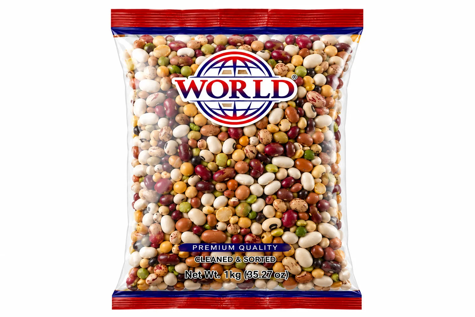 World Kwati Mixed Beans 800g – Premium Assorted Mixed Beans for Kwati Soup & Healthy Cooking (혼합콩)