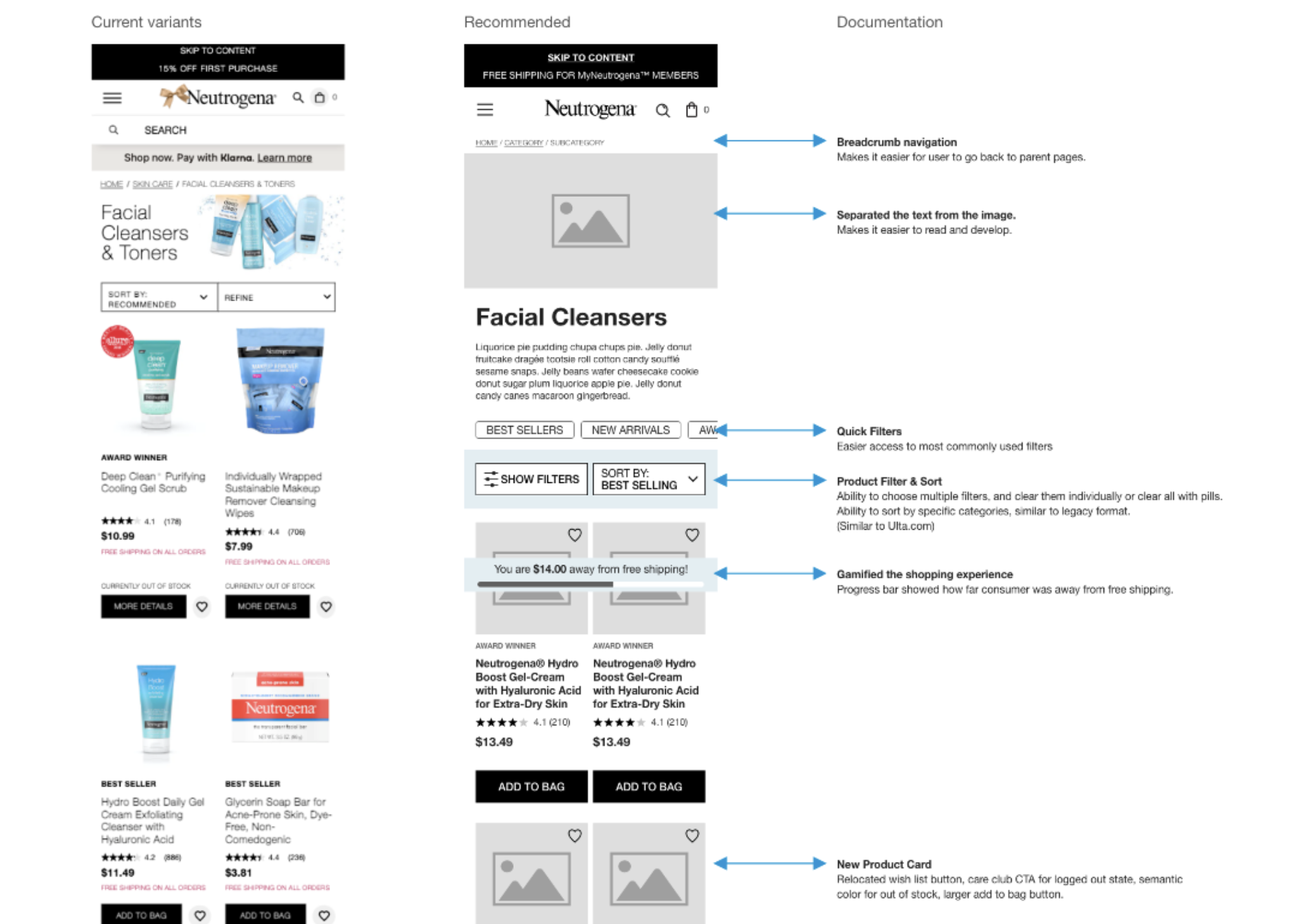 Product Listing Page