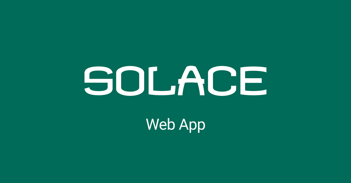 Solace Web App