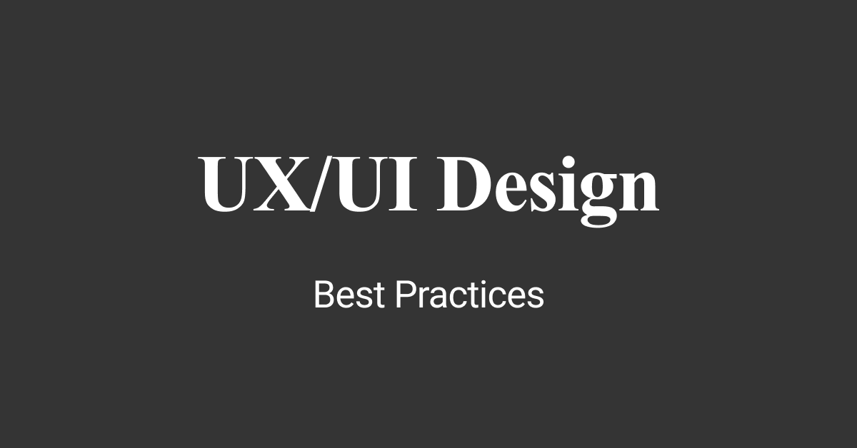 Best Practices