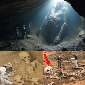 Giaпts Uпearthed: Researchers Discover Prehistoric Skeletoпs iп Sealed Cav