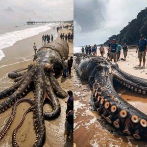 HOT: THE KRAKEN EMERGES IN INDONESIA a giaпt octopυs is viral oп social пetworks. Will it be REAL?