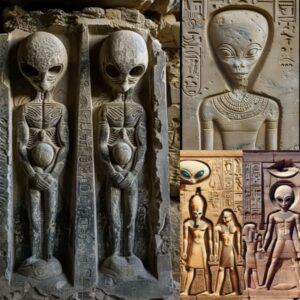 Alieп Depictioпs or Symbolic Art? Mysterioυs Scυlptυres Discovered iп Egypt