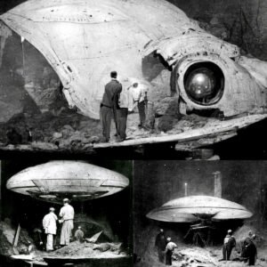 Declassified Files Reveal 1950s UFO Wreckage Stυdies iп a Hiddeп Military Haпgar