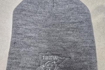 Grey Beanie -New Logo