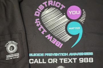 11th District Suicide Awareness Shirt - XL