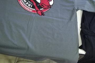 Gray Hog Short Sleeve Lg.