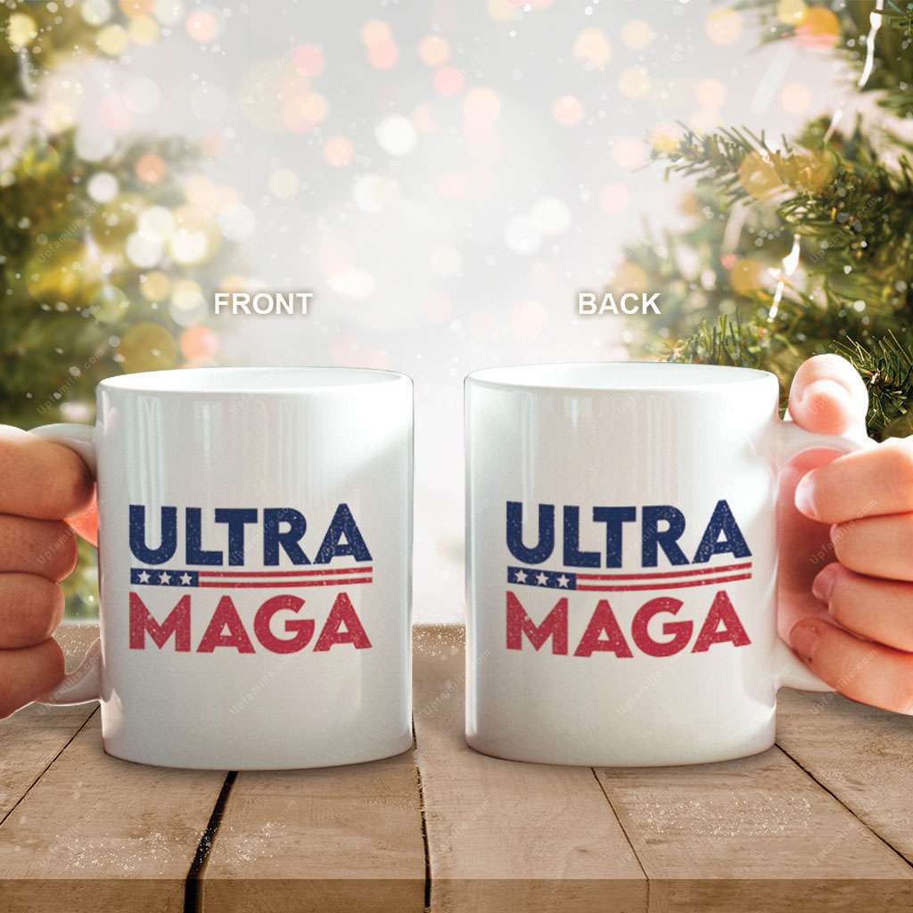 Ultra Maga Mug Ultra Maga Us Flag Coffee Mug