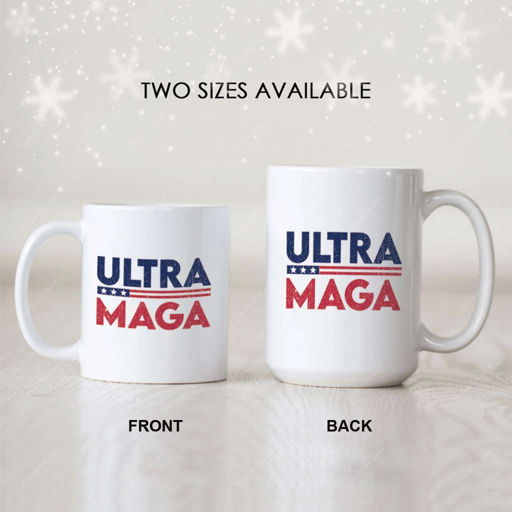 Ultra Maga Mug Ultra Maga Us Flag Coffee Mug