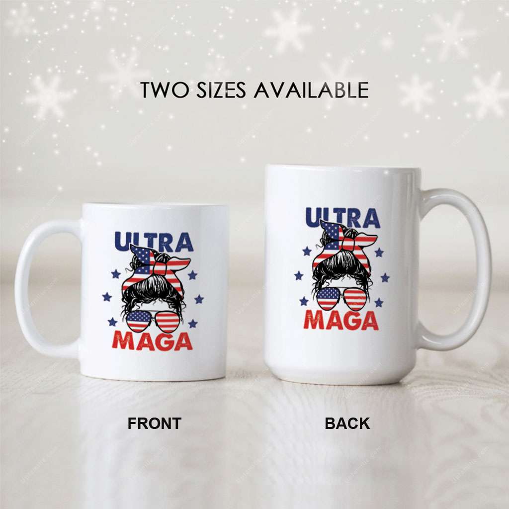 Ultra Maga Mug Ultra Maga Us Girl Coffee Mug