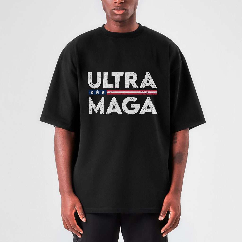 Ultra Maga T-shirt Us Flag Trending T-shirt