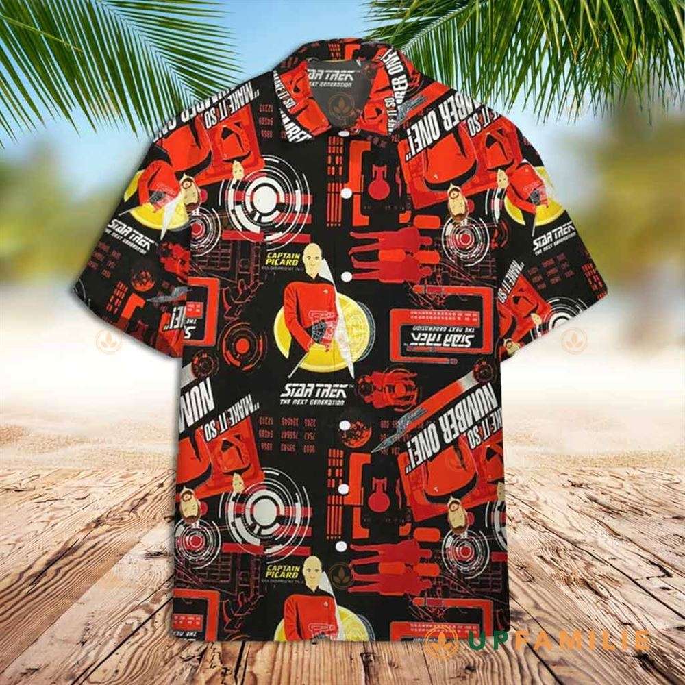 Star Trek Hawaiian Shirt The Next Generation Red Team Best Hawaiian Shirts