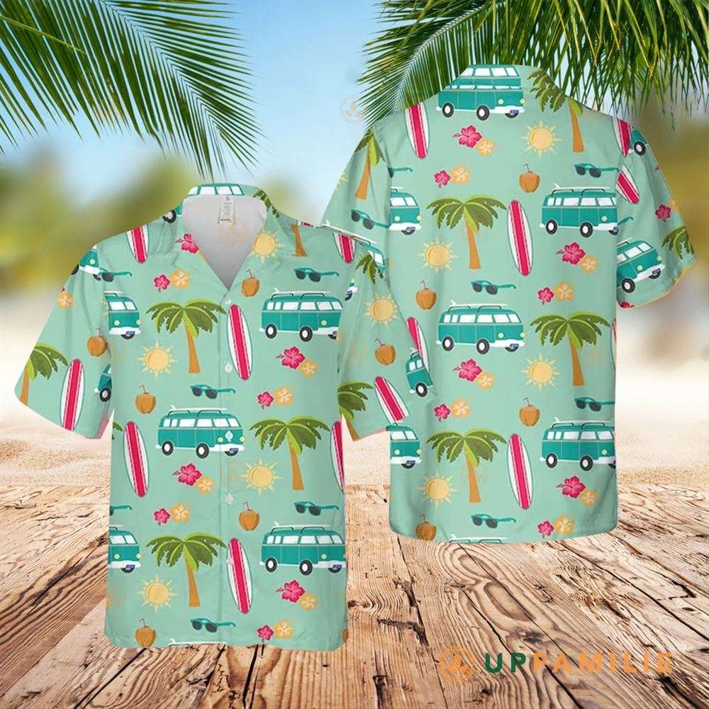 Vans Hawaiian Shirt Coconut Vans Tree Trending Best Hawaiian Shirts