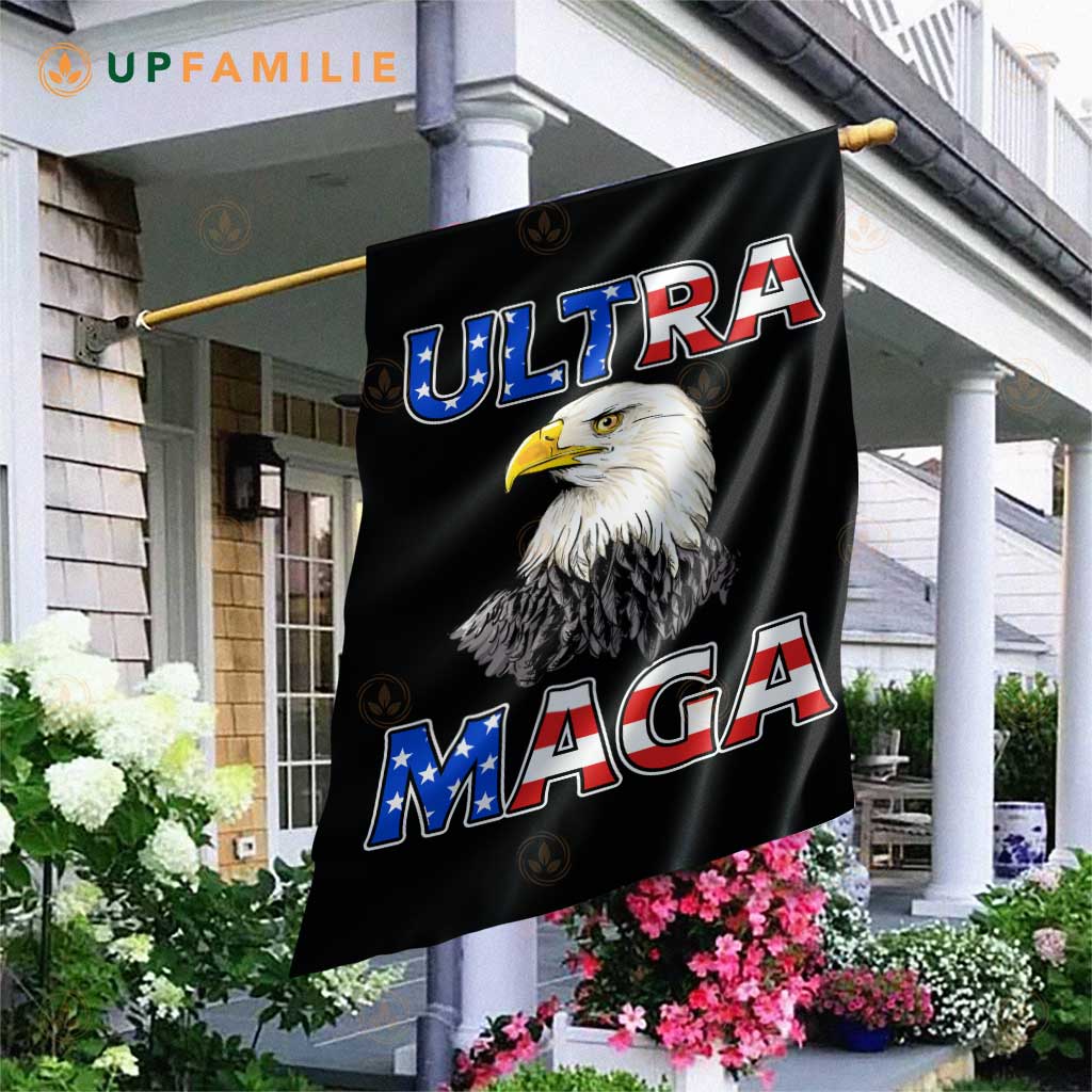 Ultra Maga Flag Us Eagle Flag