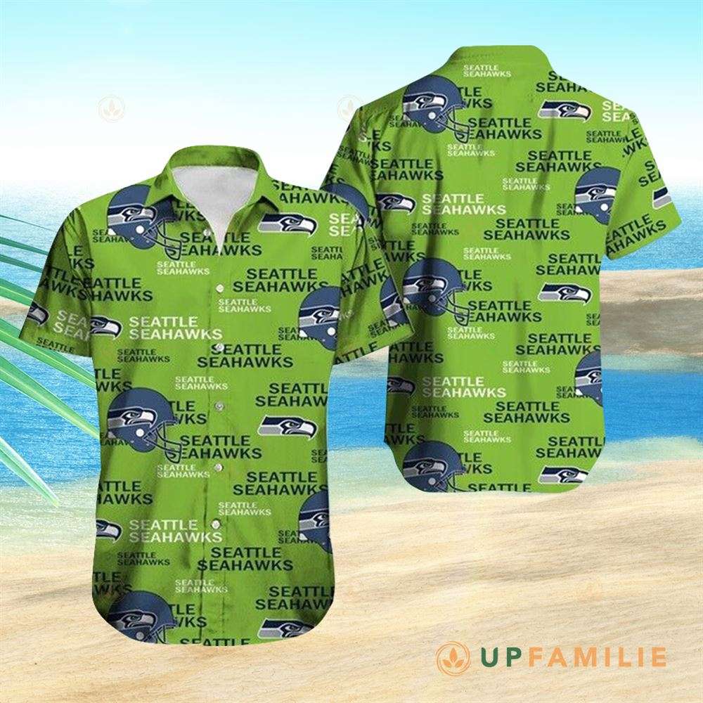 Seahawks Hawaiian Shirt Seattle Seahawks Summer Beach Button Down Best Hawaiian Shirts