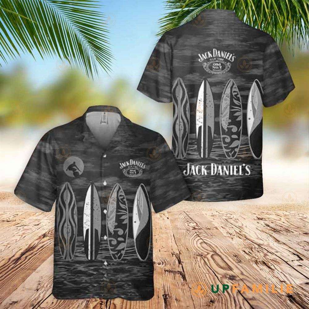 Jack Daniels Hawaiian Shirt Surfing Best Hawaiian Shirt