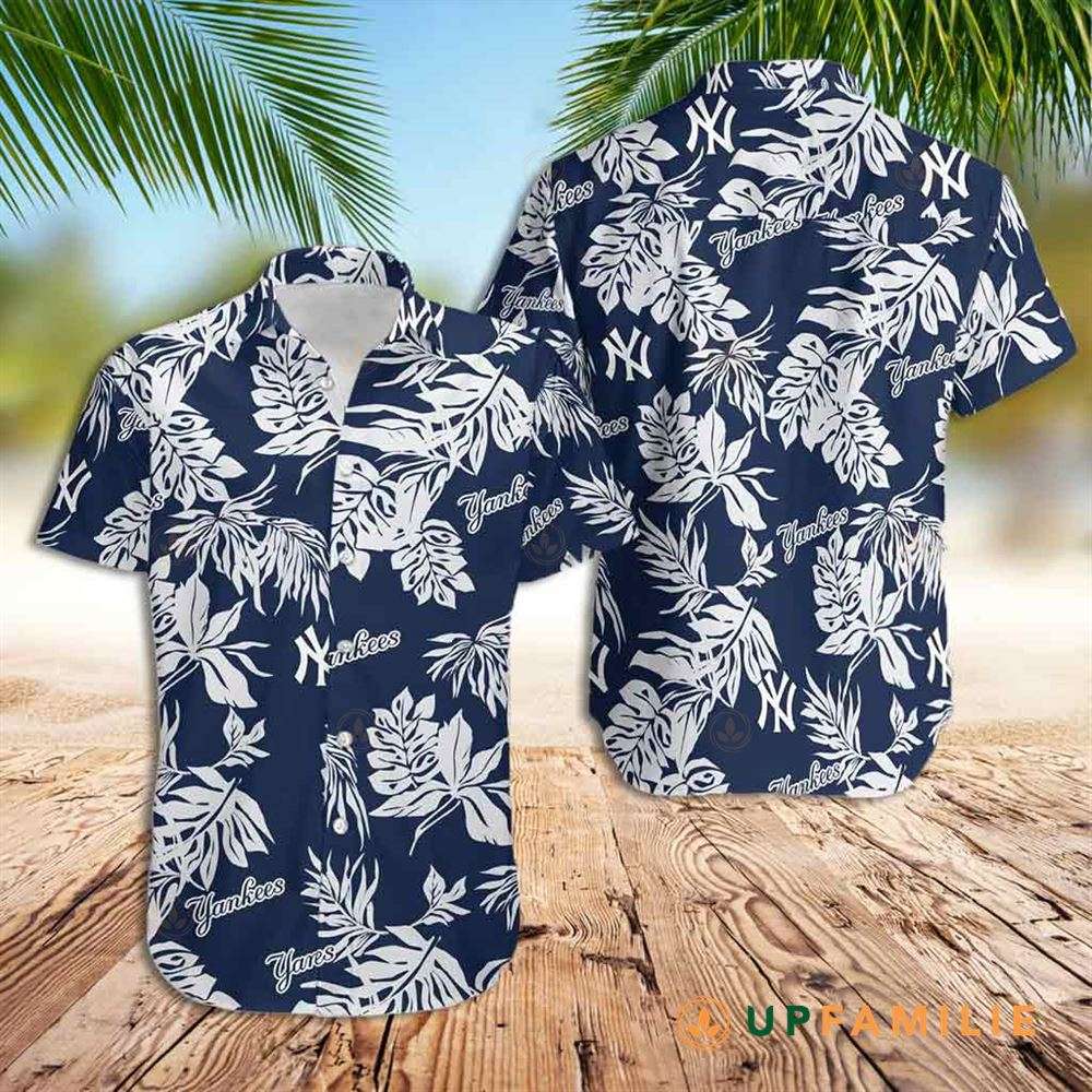 Yankees Hawaiian Shirt New York Yankees Tropical Flower