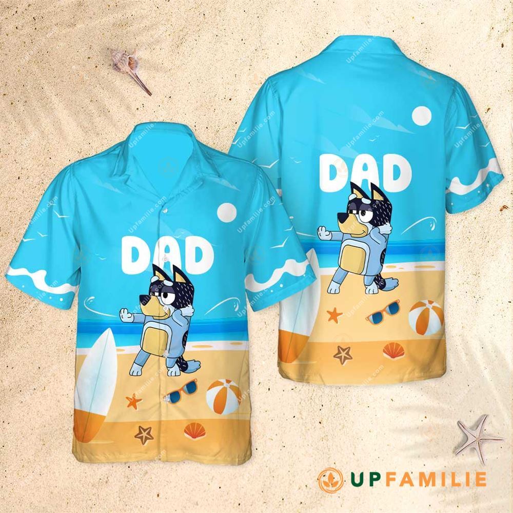 Bluey Hawaiian Shirt Bluey Dad Best Hawaiian Shirts