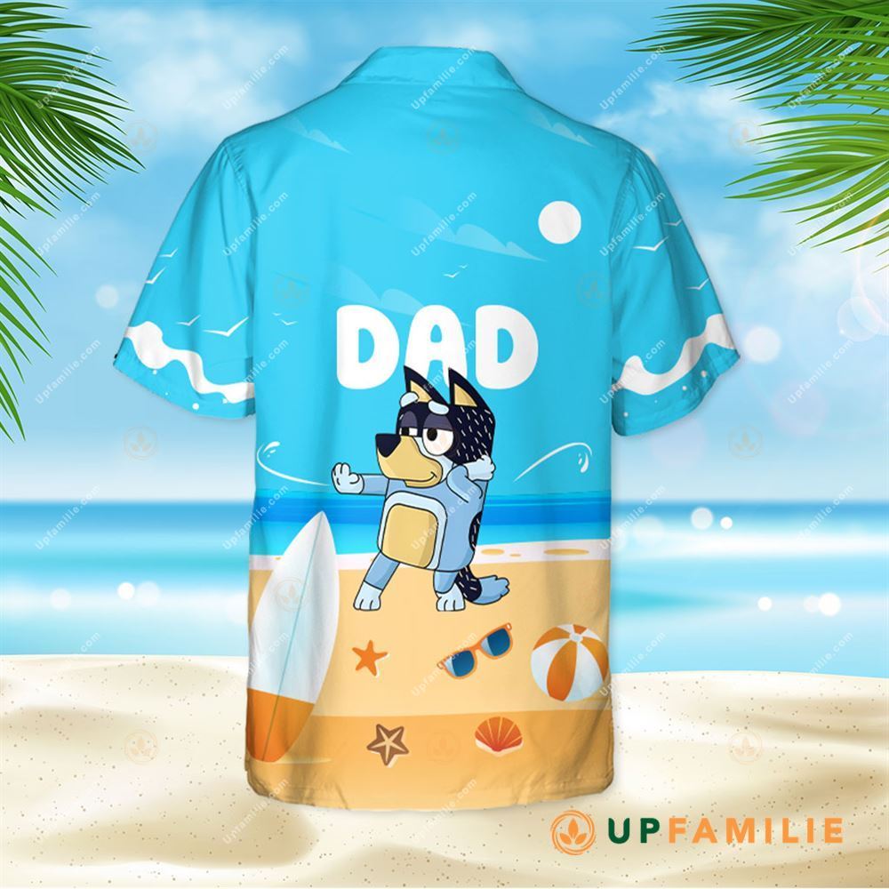 Bluey Hawaiian Shirt Bluey Dad Best Hawaiian Shirts