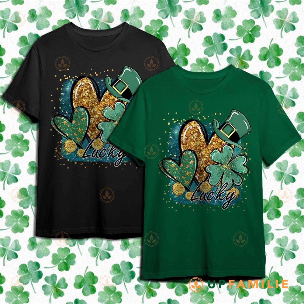 St. Patrick’s Day Shirts Lucky Heart Trending T-shirt