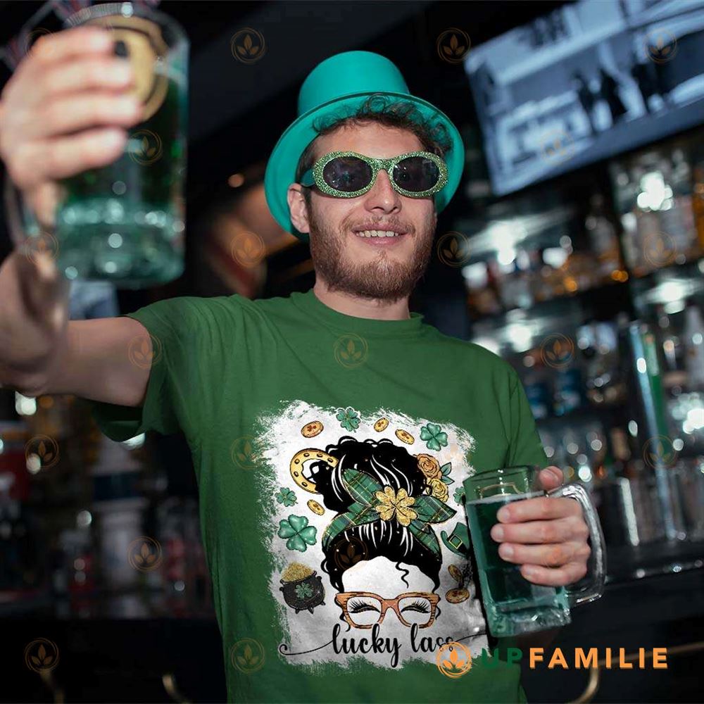 St. Patrick’s Day Shirts Lucky Lass Trending T-shirt Gift For Her