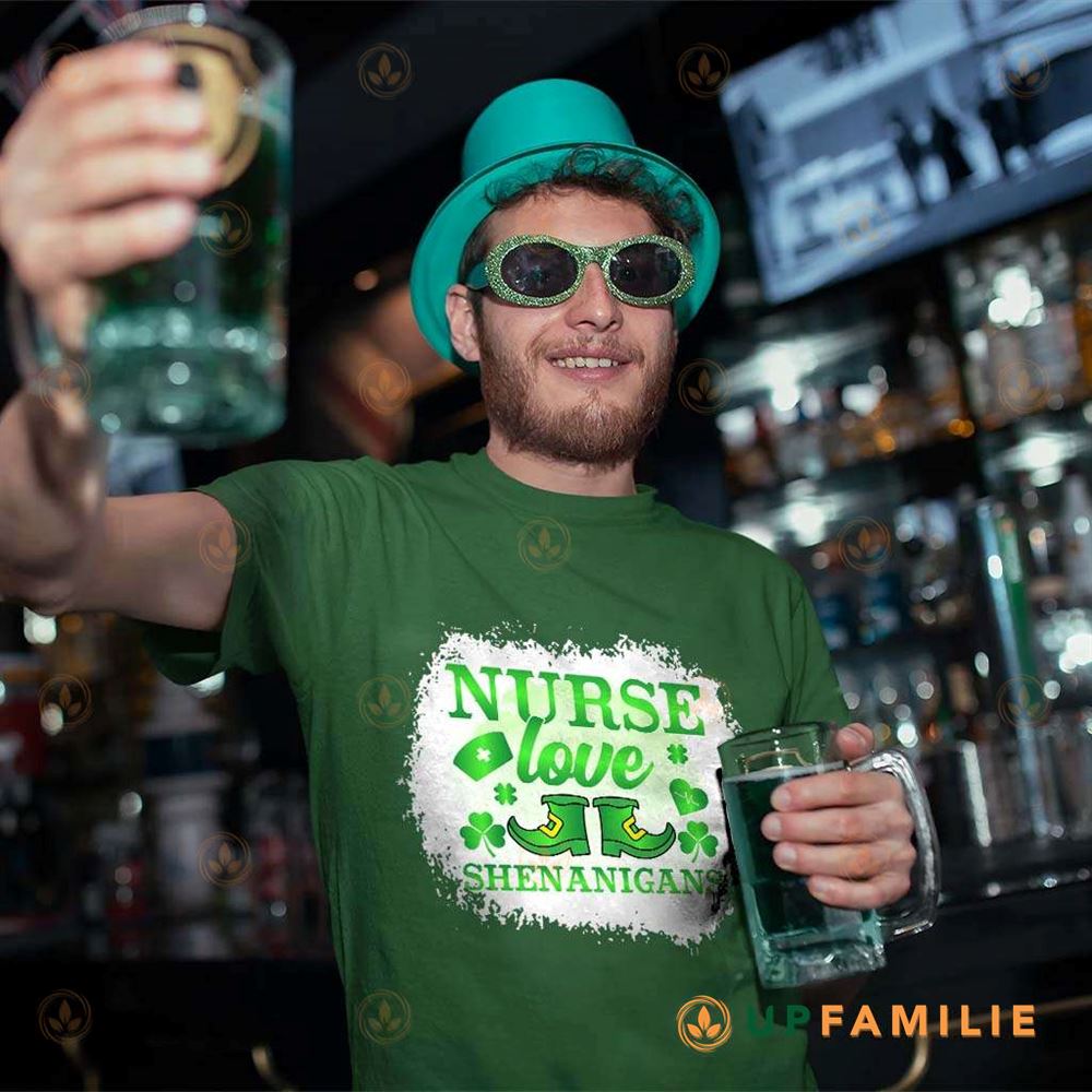 St. Patrick’s Day Shirts Nurse Love Shenanigans Gift For Nurse Mom
