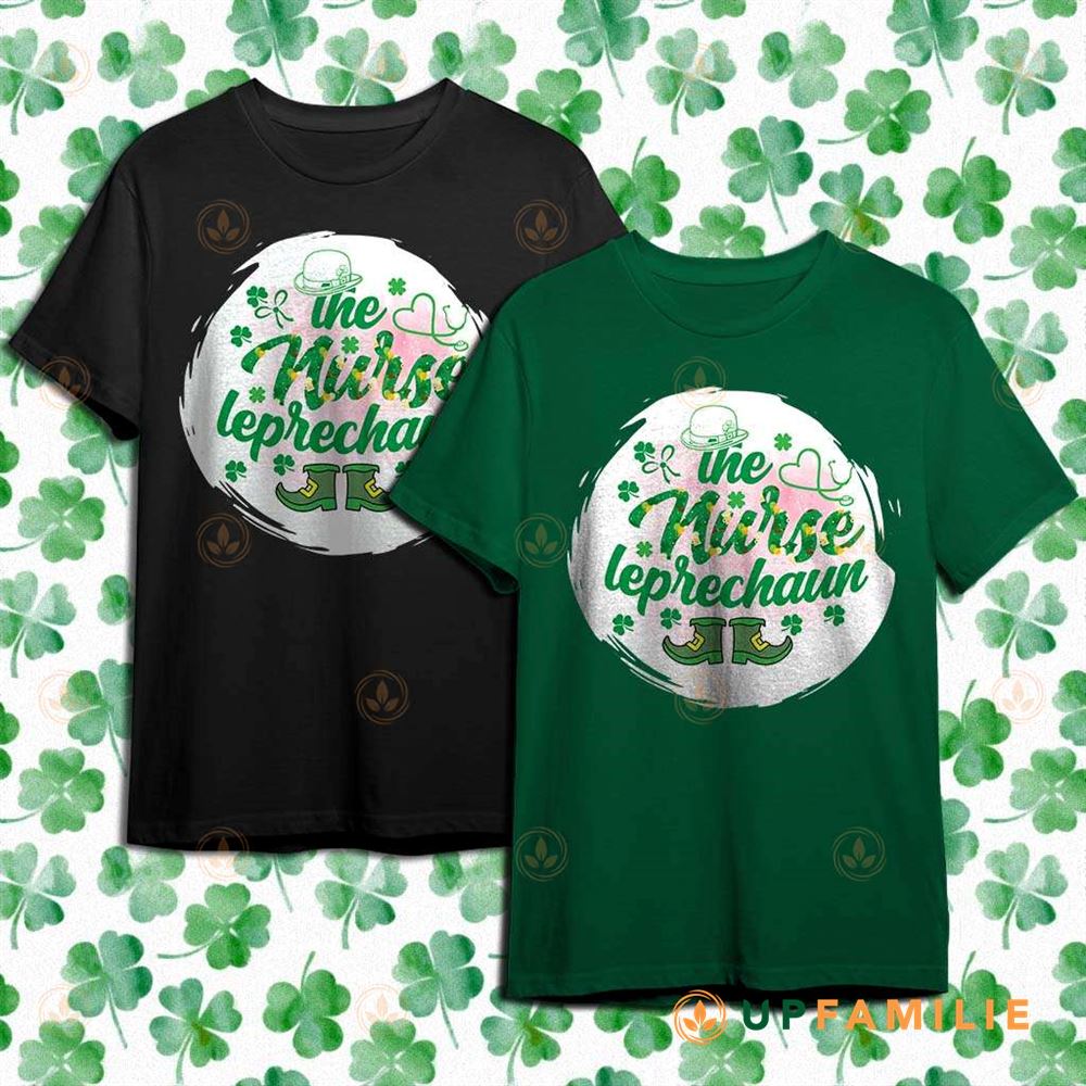 St. Patrick’s Day Shirts The Nurse Leprechaun Gift For Nurse Mom