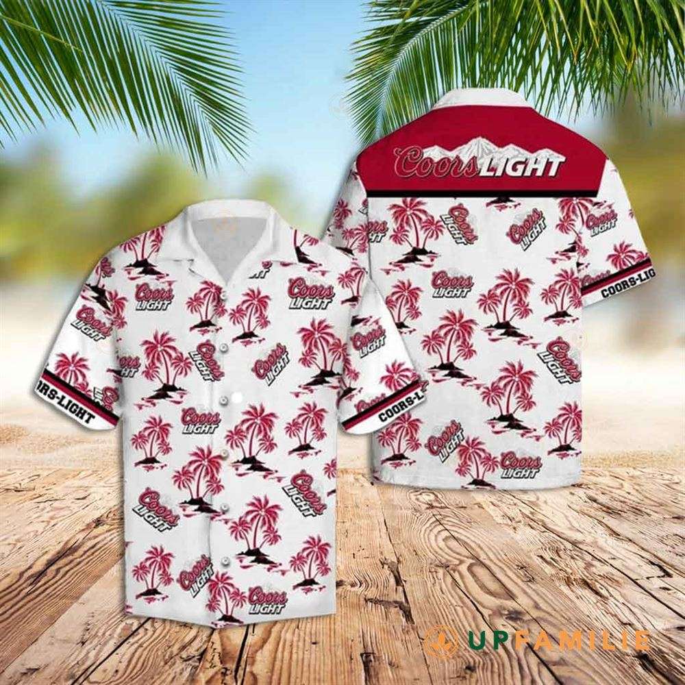 Coors Light Hawaiian Shirt Coconut Hawaiian Shirt