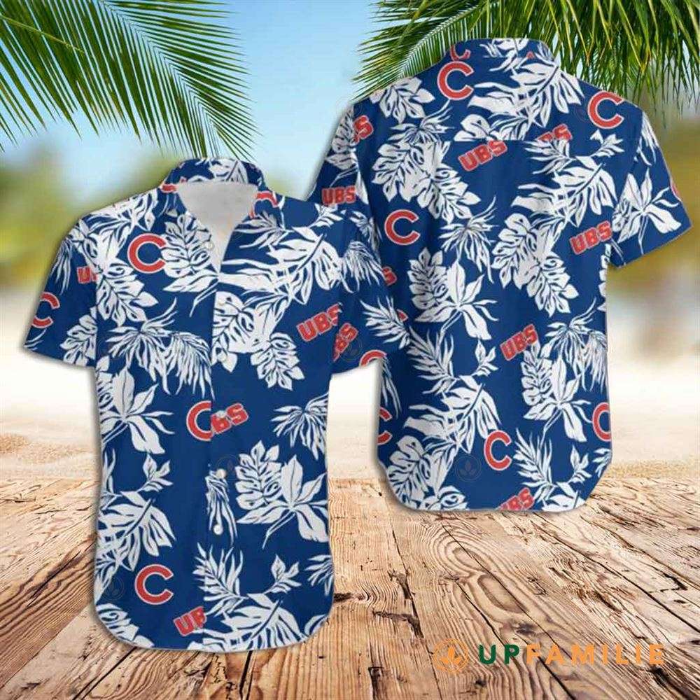Cubs Hawaiian Shirt Tropical Leaves Amazing Hawaiian Shirt