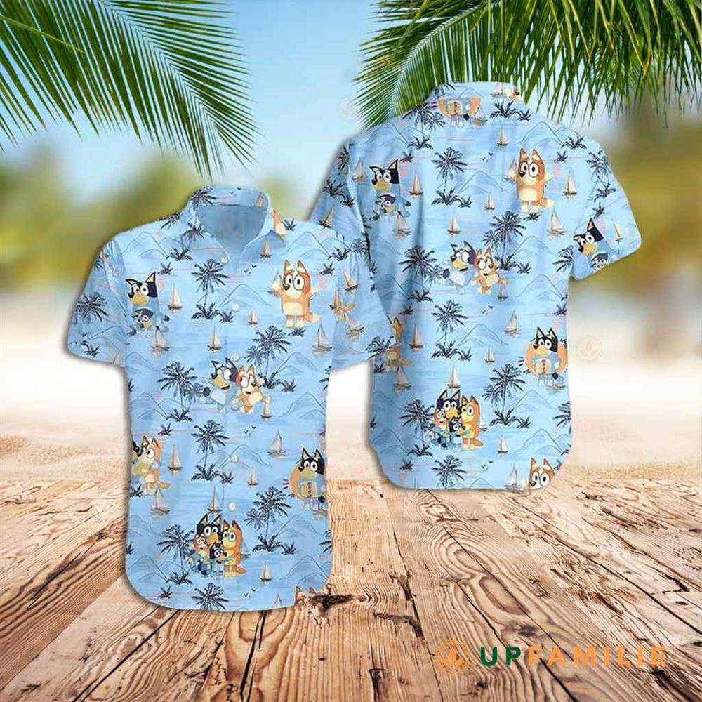 Bluey Hawaiian Shirt Bluey Dad Life Family Best Hawaiian Shirts