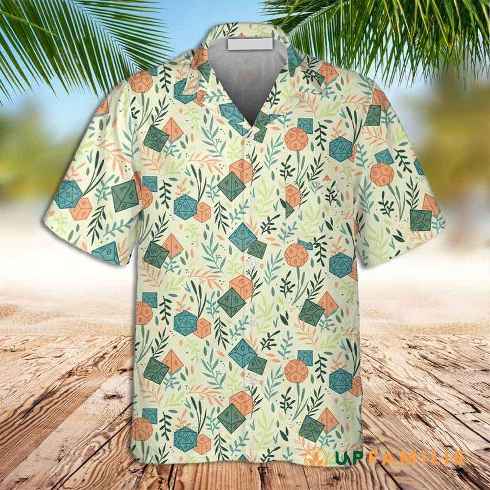 Dnd Hawaiian Shirt Dice Plants Best Hawaiian Shirts