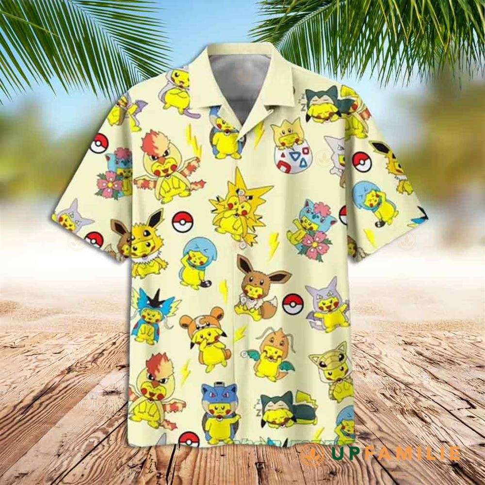 Pokemon Hawaiian Shirt Best Pikachu On Summer Day