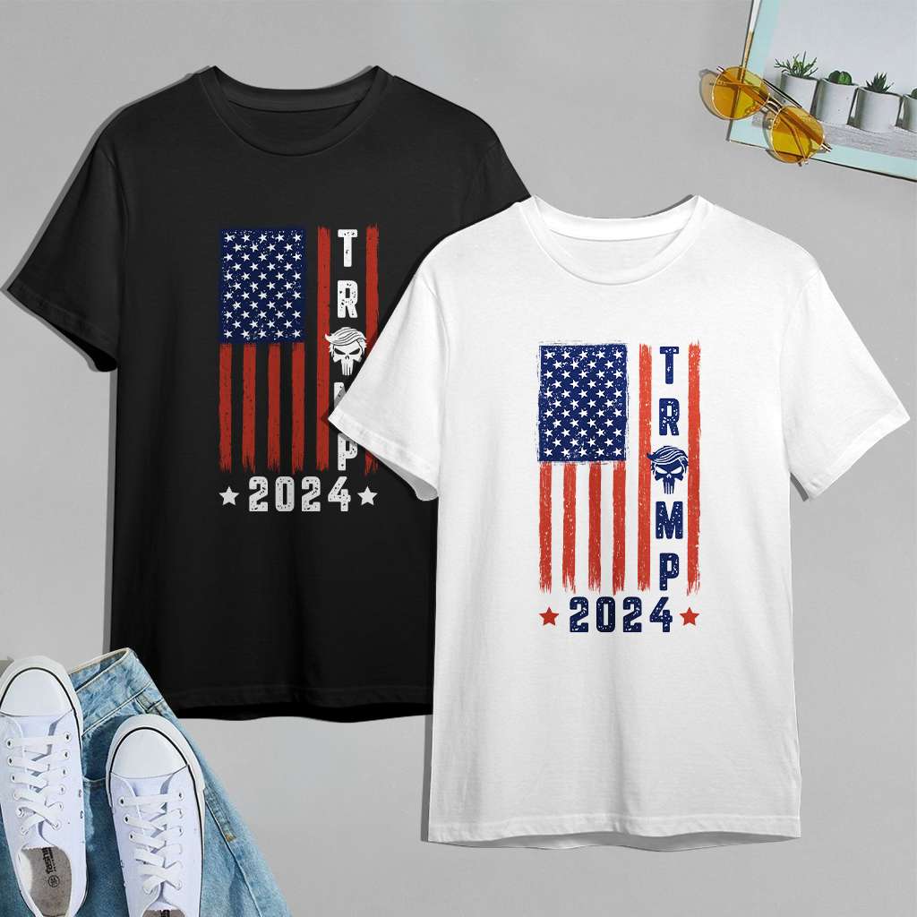 Trump Flag Shirt 2024 Trump Vintage Trending T-shirt