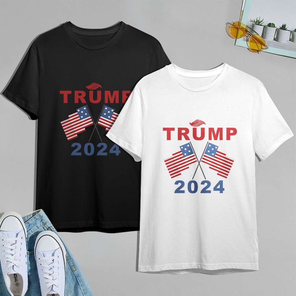 Trump Flag Shirt 2024 Flag Trump Trending T-shirt