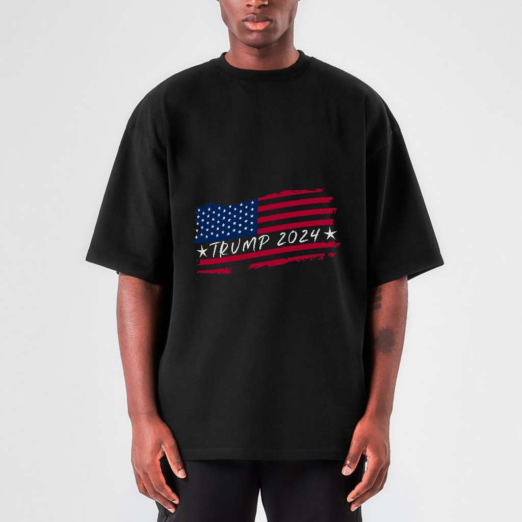 Trump Flag Shirt 2024 Trump 2024 Flag Trending T-shirt